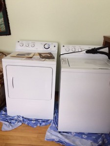GE washer/dryer top load...options