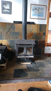 Large fireplace