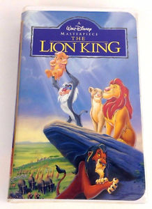 Lion King VHS Walt Disney Collection