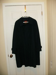 Man's Navy Coloured Trench Coat, Size 50 Short