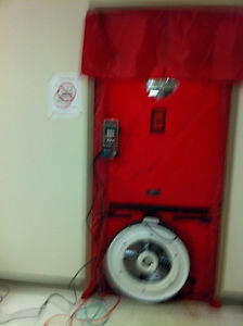 Minneapolis duct blaster and Blower door system