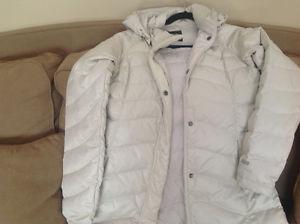 North Face Beige size S down jacket