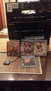 PS3 with a few games