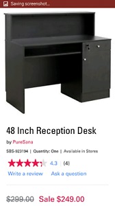 Reception desk - perfect for a small space!