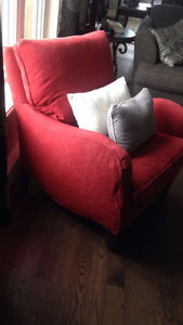 Red Accent Chair