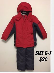 Size 6-7 L L Bean snowsuit