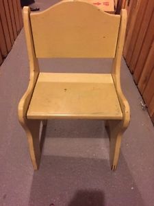 Small wood child's chair