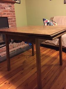 Solid maple table - beautiful condition