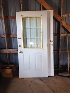 Steel exterior door