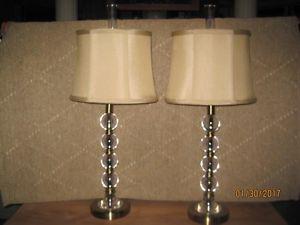 Table Lamps with Linen Shades
