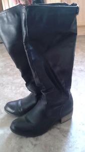 Tall Black Boots size 7