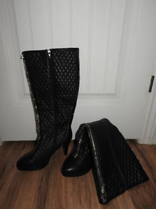 Tall black boots (size 11 / WIDE) - Reg. $95 + tax