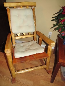 Wonderful wood rocking chair