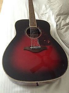 Yamaha FG720s acoustic w/ case, capo and strap