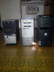 best offer 3 towers 2 needs hard drives and one needs ram