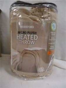 brand NEW Biddeford Micro Heated Throw