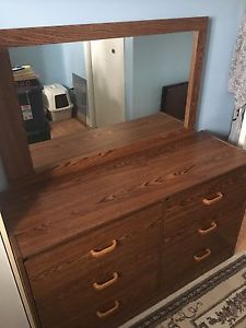dresser and two end tables