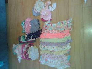 lot of 0-3 month clothing