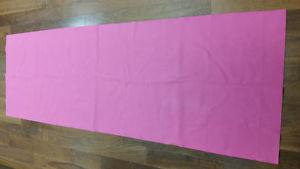 pink lightweight travel yoga mat