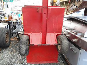 quad or lawn tractor trailer 5 foot,,, tilt and dump, wide