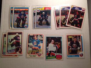 12 x OPC Billy Smith Cards (Hockey cards)