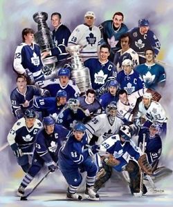 16" x 20" Canvas Print Toronto Maple Leafs