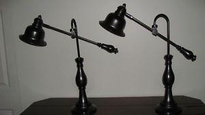 2 Side table Lamps