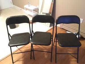 3 Foldable chair in good condition