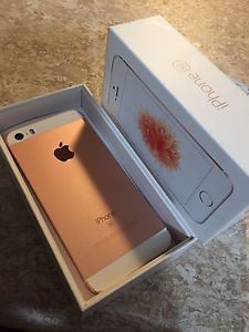 Almost new rose colour iPhone SE $325 obo