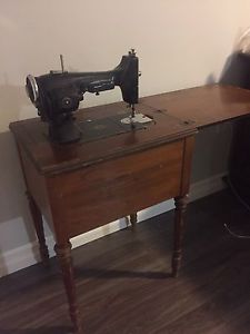 Antique seamstress sewing machine