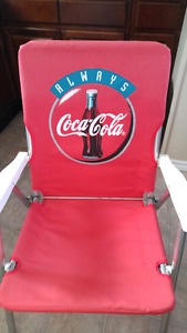 Authentic Coca Cola foldable lawn chairs