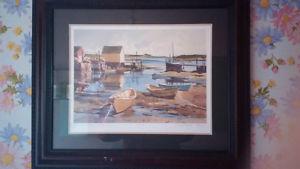 Blue Rocks Print by Christopher Gory