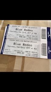 Blue Rodeo tickets, February 23rd