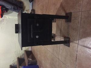 Bran new stove I built 16x14 great for smelt shack!!!!
