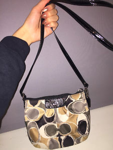 COACH Genuine Small patterned crossbody bag