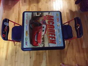 Cars Table and Chairs Set
