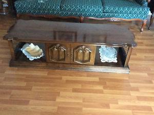 Coffee table and 2 end tables - French Provincial
