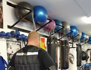 Custom made heavy bag rack