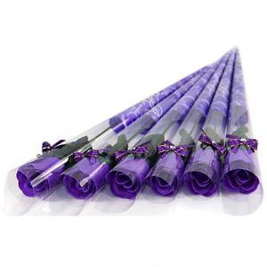 Dozen Purple Soap Roses valentines day
