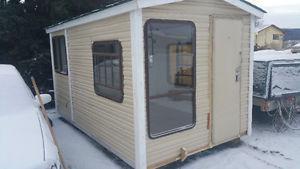 Insulated Portable Shed with windows