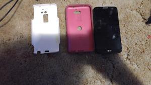 LG G2 comes with OtterBox case into charging cords and a