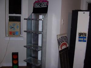 Lighted Muc Off Shelving Unit 6 ft tall 18 Inches Wide