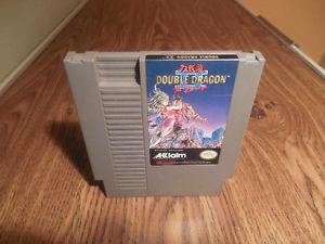 NES games for sale: Double Dragon II and Pro Wrestling
