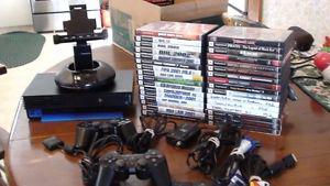 Play Station 2 system with 32 games
