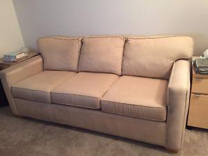 SOFA BED with EXTRA THICK QUEEN mattress - REDUCED!!
