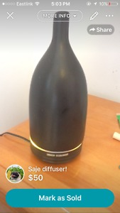 Saje essential oil diffuser! Like new