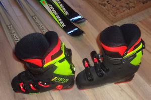 Selling Skis, Poles, and boots (used four times)