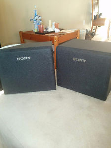Sony wall mount surround sound speakers 60 wat each