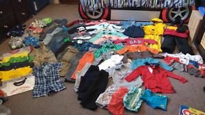 Toddler boys 2-3 clothing LOT SALE 88 items total $125 takes