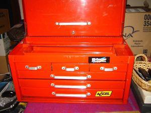 Top of 3 piece Tool Box by Beach.